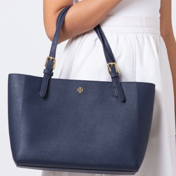 Tory Burch Emerson place Buckle Tote Royal Navy - Picture 3 of 8
